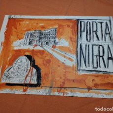 Arte: LITOGRAFÍA DE ANDRÉS NAGEL PORTA NIGRA FIRMADA Y NUMERADA.. Lote 325362913