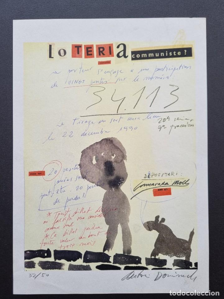 Arte: ANTONI DOMENECH GRABADO numerada 32/50 - Foto 1