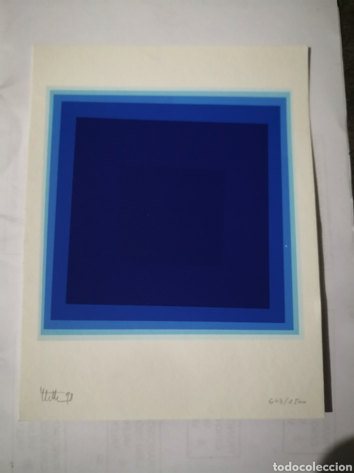 Kunst: Litografia iturralde tama&ntilde;o postal firmada y numerada