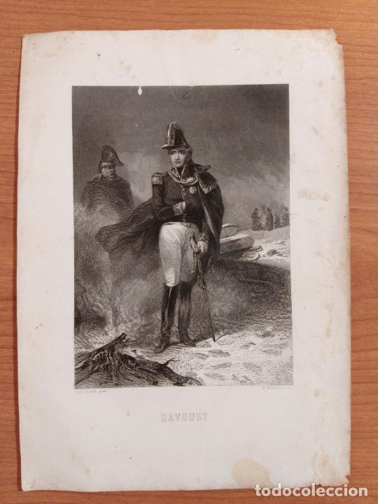 Arte: ANTIGUA LITOGRAF&Iacute;A HENRY ROBINSON. LOUIS DAVID PINX. DAVOUST. MOTIVOS MILITARES