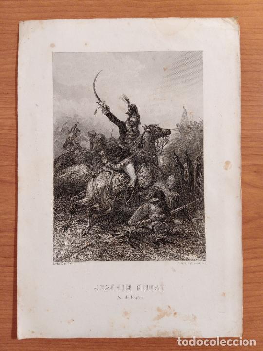 Arte: ANTIGUA LITOGRAF&Iacute;A HENRY ROBINSON. LOUIS DAVID DEL. JOACHIM MURAT. MOTIVOS MILITARES