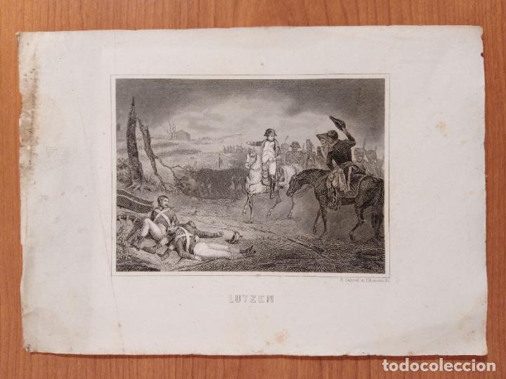 Arte: ANTIGUA LITOGRAF&Iacute;A A GABRIEL ET CHANSON SC. LUTZEN. MOTIVOS MILITARES