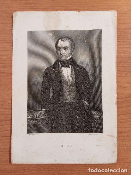 Arte: ANTIGUA LITOGRAF&Iacute;A. HENRY ROBINSON. D'AUVERGNE PINX. THIERS. MOTIVOS MILITARES