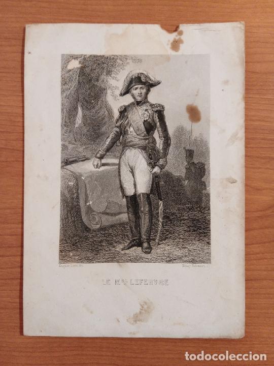 Arte: ANTIGUA LITOGRAF&Iacute;A. HENRY ROBINSON. EUGENE LAMI. LE MAL LEFEBVRE. MOTIVOS MILITARES