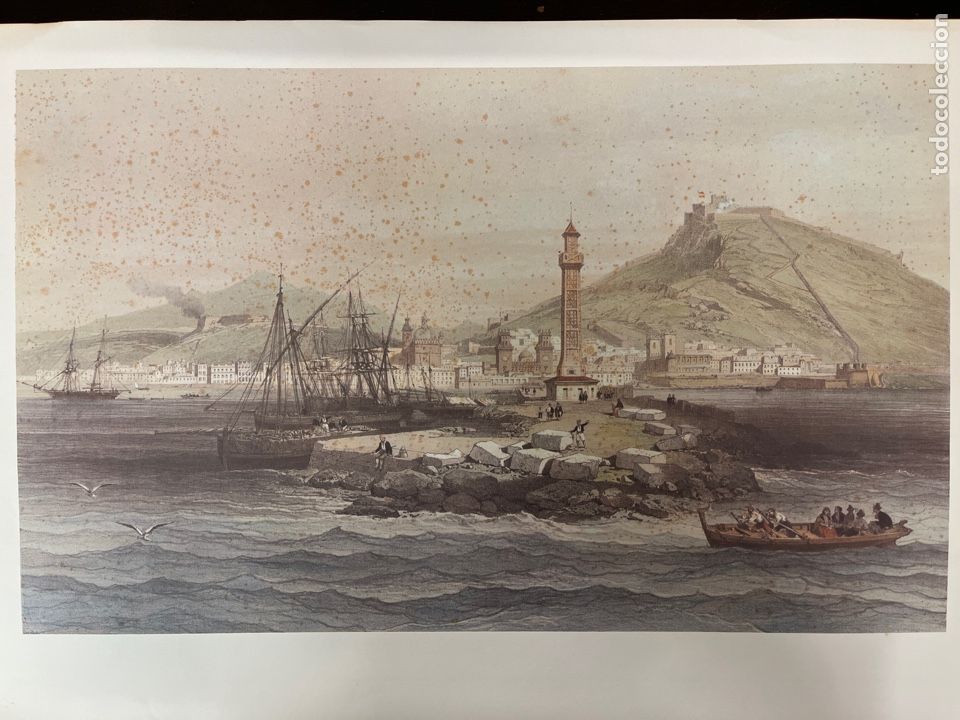 Art: LITOGRAFIA DE ALICANTE ANTIGUA - EL PUERTO