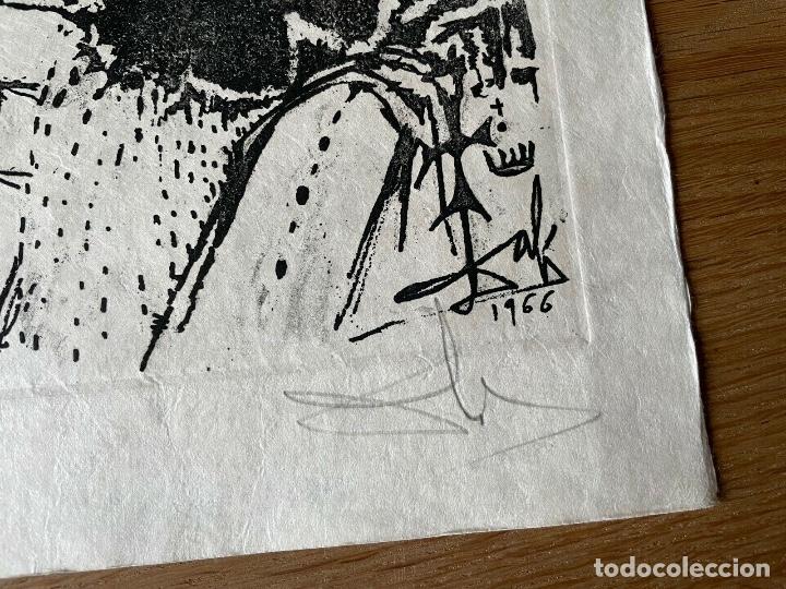Arte: Aguafuerte Original DAL&Iacute; - Con Firma Original - 1966 - Foto 5