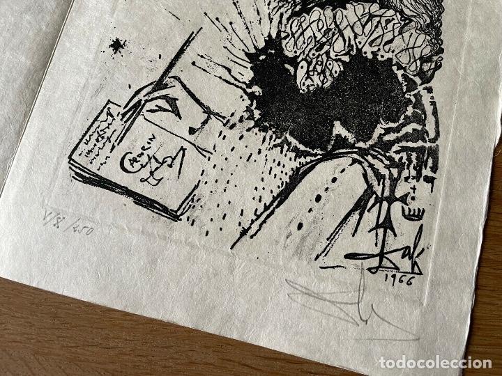 Arte: Aguafuerte Original DAL&Iacute; - Con Firma Original - 1966 - Foto 8
