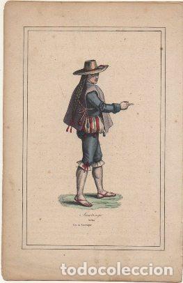 Arte: LITOGRAFIA ORIGINAL. SANTIAGO. METIS G-TIPYCOST-129