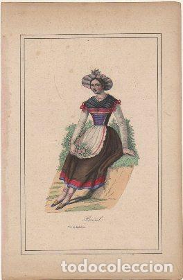 Arte: LITOGRAFIA ORIGINAL. BRESIL G-TIPYCOST-138