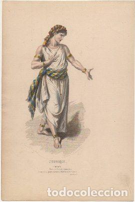 Arte: LITOGRAFIA ORIGINAL. L'EUNUQUE. CHER&Eacute;E. ACTO lV G-TIPYCOST-142