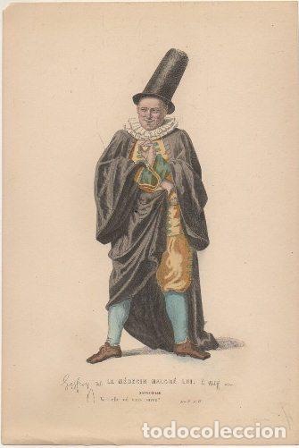 Arte: LITOGRAFIA ORIGINAL. LE MEDECIN MALGR&Aacute; LUI G-TIPYCOST-145