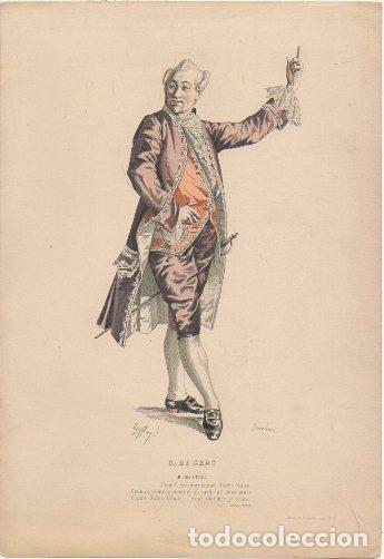 Arte: LITOGRAFIA ORIGINAL. M. DE CRAC. SCENE XVlll G-TIPYCOST-148