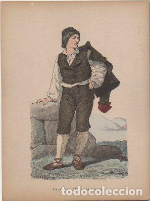 Art: LITOGRAFIA ORIGINAL. BAUER AUS ALBONA IN ISTRIEN G-TIPYCOST-156