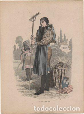 Arte: LITOGRAFIA ORIGINAL. BAURENM&Auml;DCHEN. ALTENBURG G-TIPYCOST-175