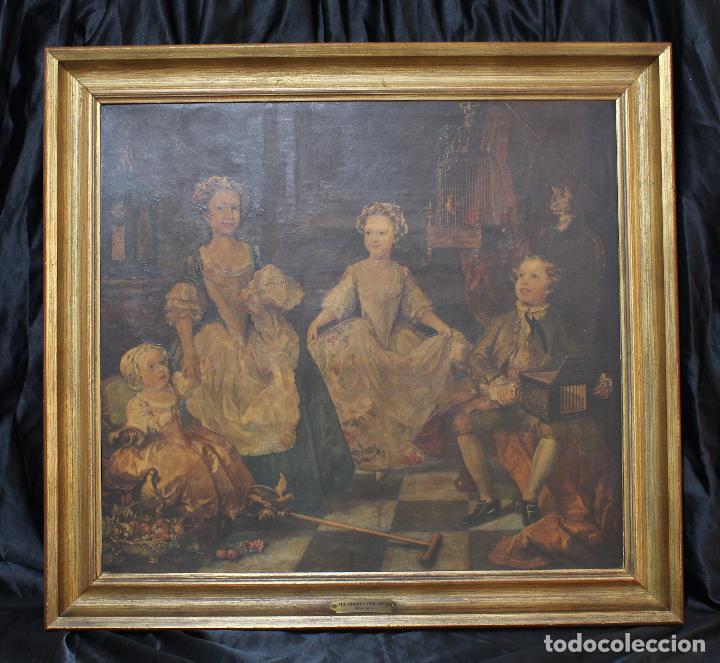 Arte: CUADRO de William Hogarth, The graham Children - Foto 1