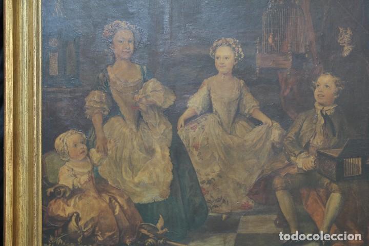Arte: CUADRO de William Hogarth, The graham Children - Foto 3