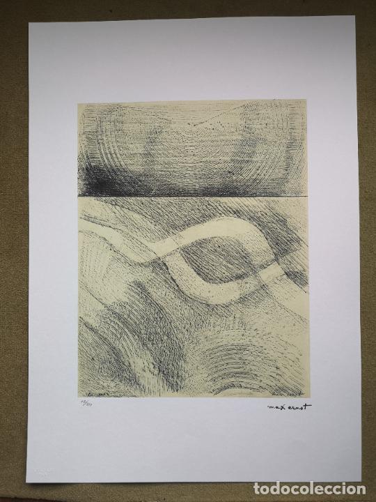 Arte: Litograf&iacute;a abstracta titulada La Mer de Max Ernst - Foto 5