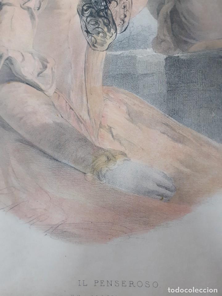 Arte: cuadro ingl&eacute;s litograf&iacute;a antigua - Foto 15