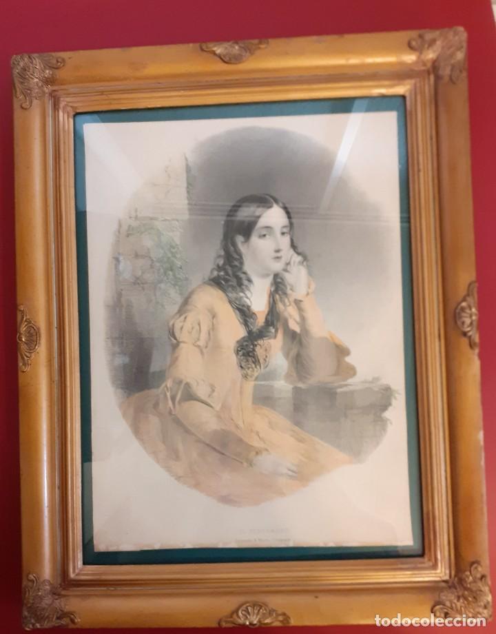 Arte: cuadro ingl&eacute;s litograf&iacute;a antigua - Foto 19