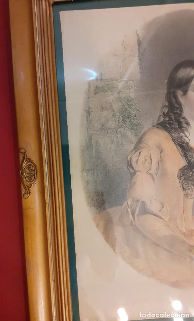 Arte: cuadro ingl&eacute;s litograf&iacute;a antigua - Foto 21