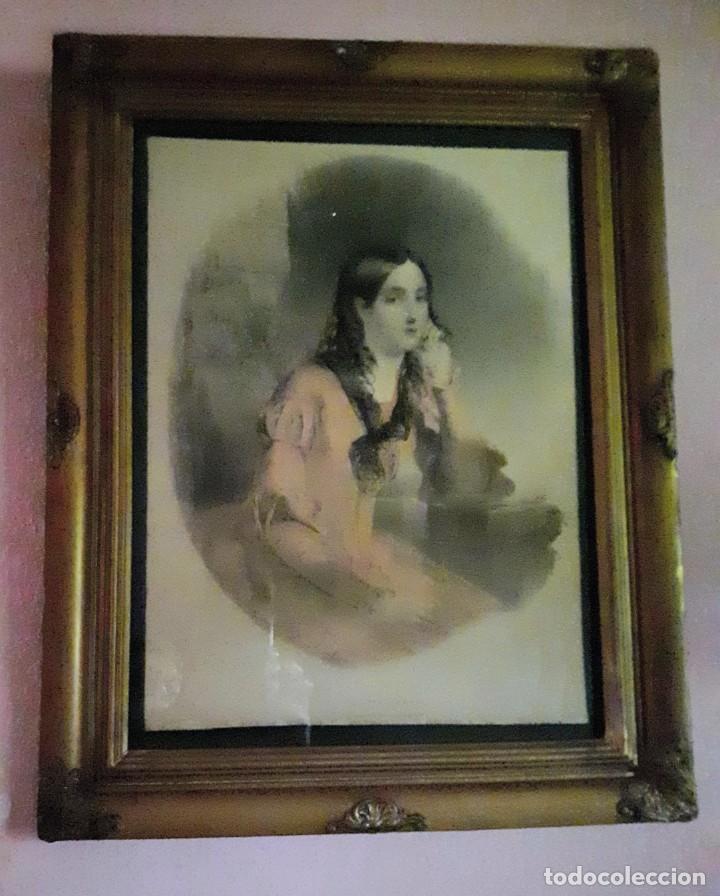 Arte: cuadro ingl&eacute;s litograf&iacute;a antigua - Foto 24