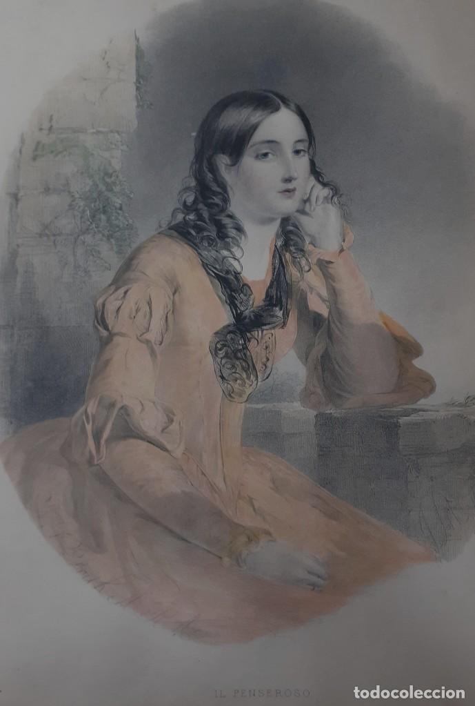 Arte: cuadro ingl&eacute;s litograf&iacute;a antigua - Foto 28