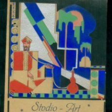 Arte: VANGUARDIAS - POCHOIR - DÍPTICO PUBLICIDAD - STUDIO ART - 1930'S. Lote 343553713