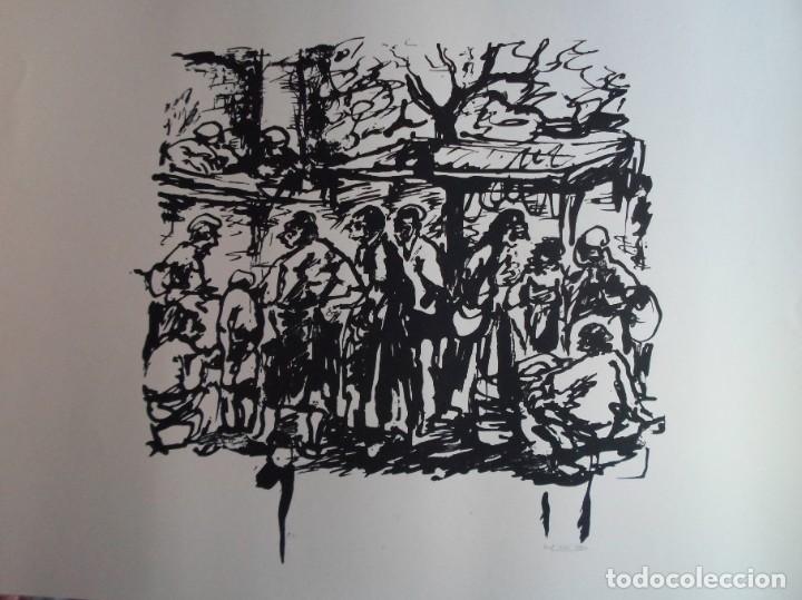 Art: Antonio Mari Ribas (Ibiza Mallorca 1906-1974) lito 1972 de 55x56 papel 68x100 firma l&aacute;piz y PA