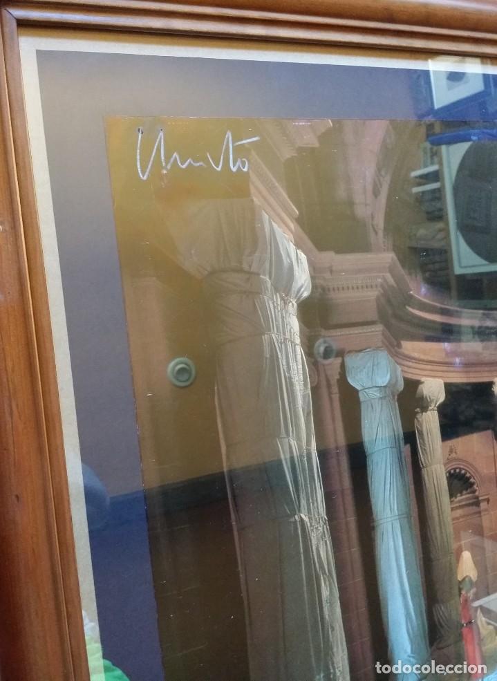 Arte: Christo y Jeanne Claude: Wrapped Vestibule, firmado, collage - Foto 5