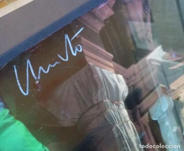 Arte: Christo y Jeanne Claude: Wrapped Vestibule, firmado, collage - Foto 7
