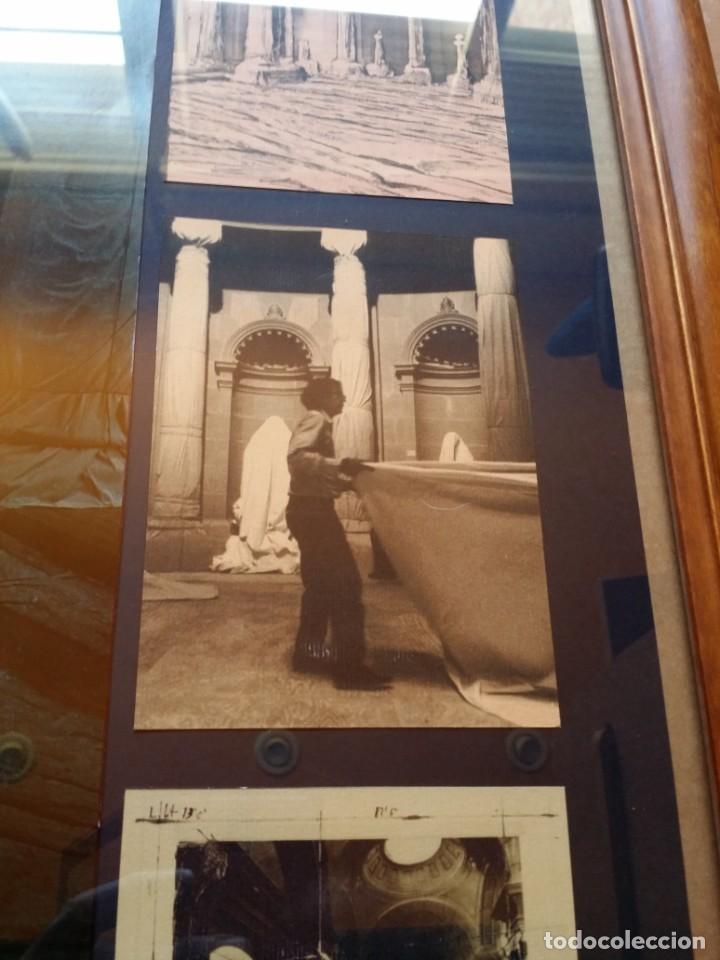 Arte: Christo y Jeanne Claude: Wrapped Vestibule, firmado, collage - Foto 12