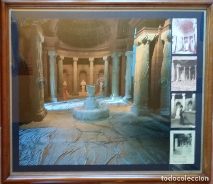 Arte: Christo y Jeanne Claude: Wrapped Vestibule, firmado, collage - Foto 15
