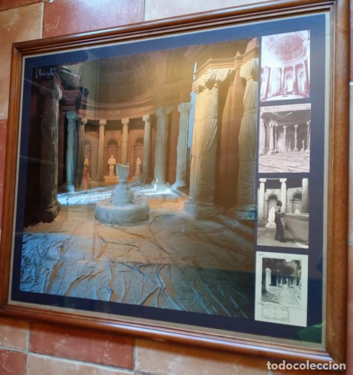 Arte: Christo y Jeanne Claude: Wrapped Vestibule, firmado, collage - Foto 17