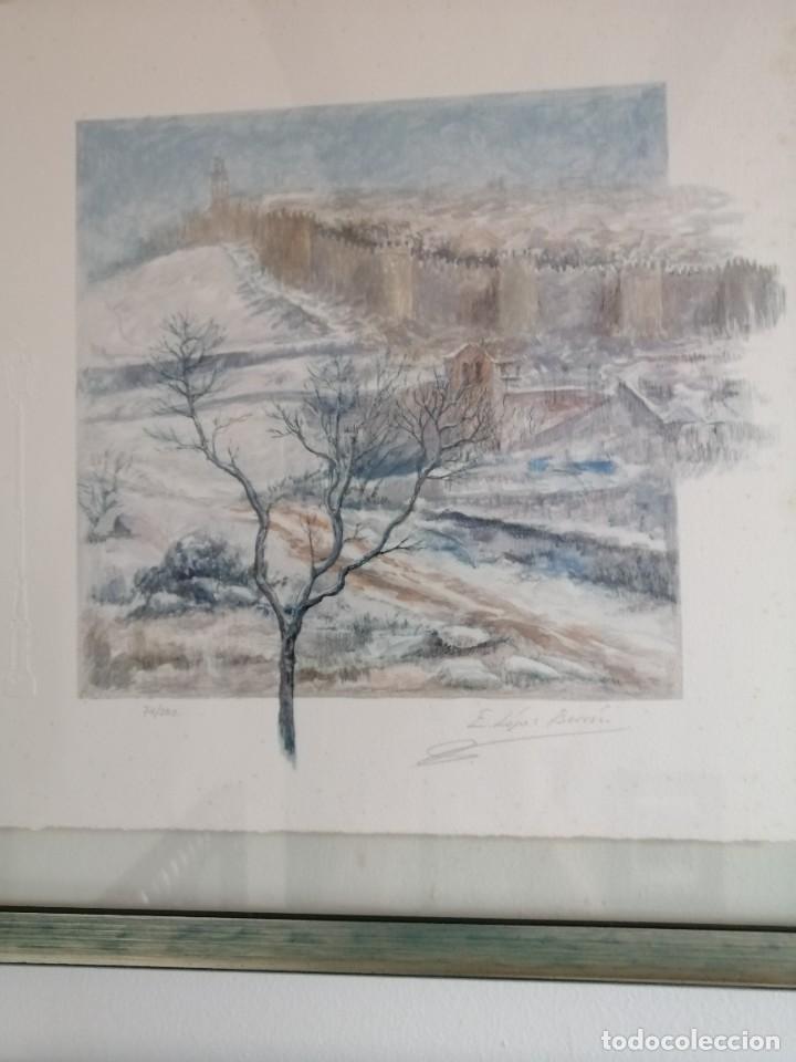 Arte: L&oacute;pez Berr&oacute;n. Enmarcado. - Foto 2