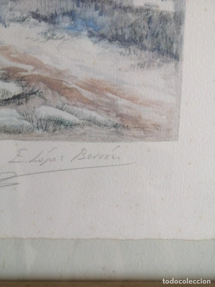 Arte: L&oacute;pez Berr&oacute;n. Enmarcado. - Foto 3