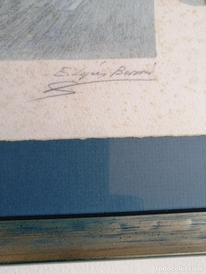 Arte: L&oacute;pez Berr&oacute;n. Enmarcado. - Foto 3