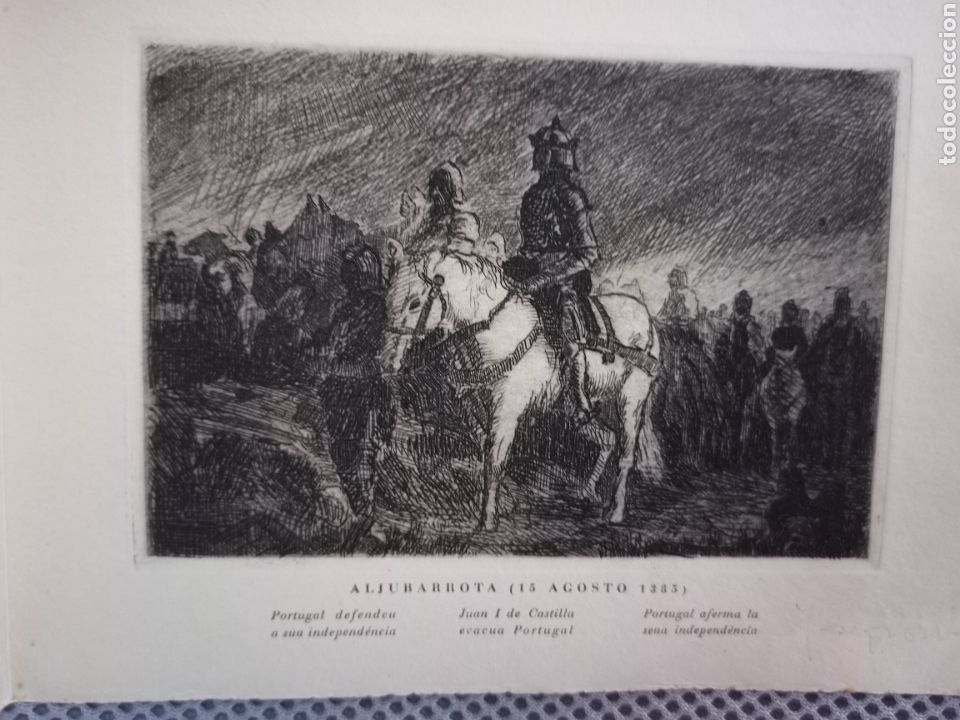 Arte: ALJUBARROTA (15 AGOSTO 1385) INDEPENDENCIA DE PORTUGAL. NICOLAU PRIMITIU. VALENCIA, 1954. FELICITACI