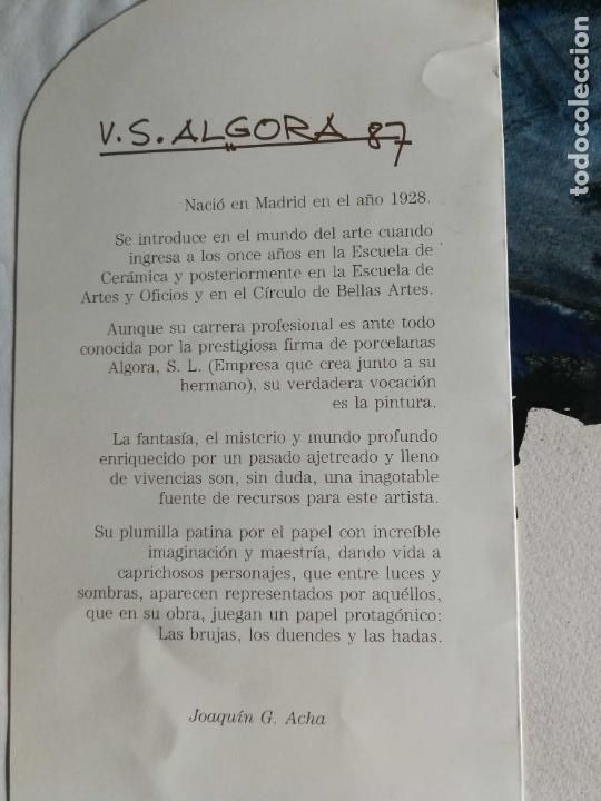 Arte: Litograf&iacute;a de Vicente Sanchez Algora - Foto 2