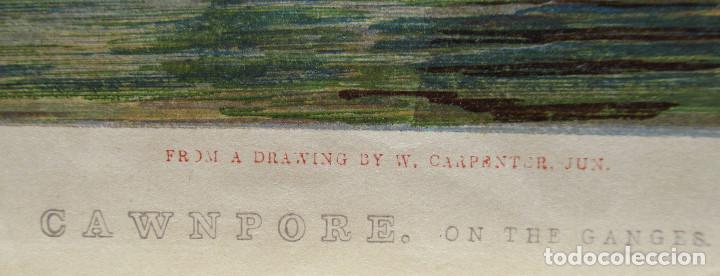 Arte: Litograf&iacute;a de William Carpenter coloreada. 1850 - Foto 3