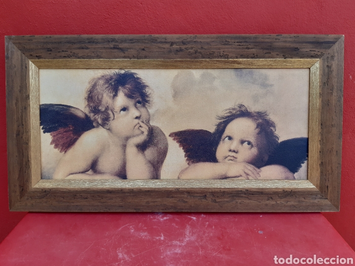 Arte: CUADRO DE ANGELES CON MARCO - Foto 1
