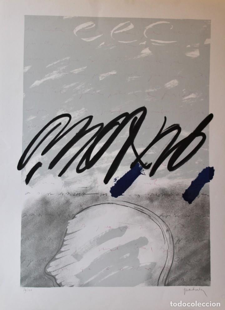 Arte: &rdquo;Carta a un amic del C.E.C.&rdquo;, Litograf&iacute;a de Gerard Sala - Foto 1