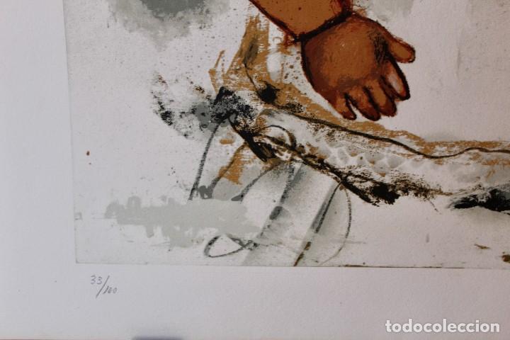 Arte: &rdquo;La nina&rdquo;, Litograf&iacute;a de Aguilar Mor&eacute; - Foto 2