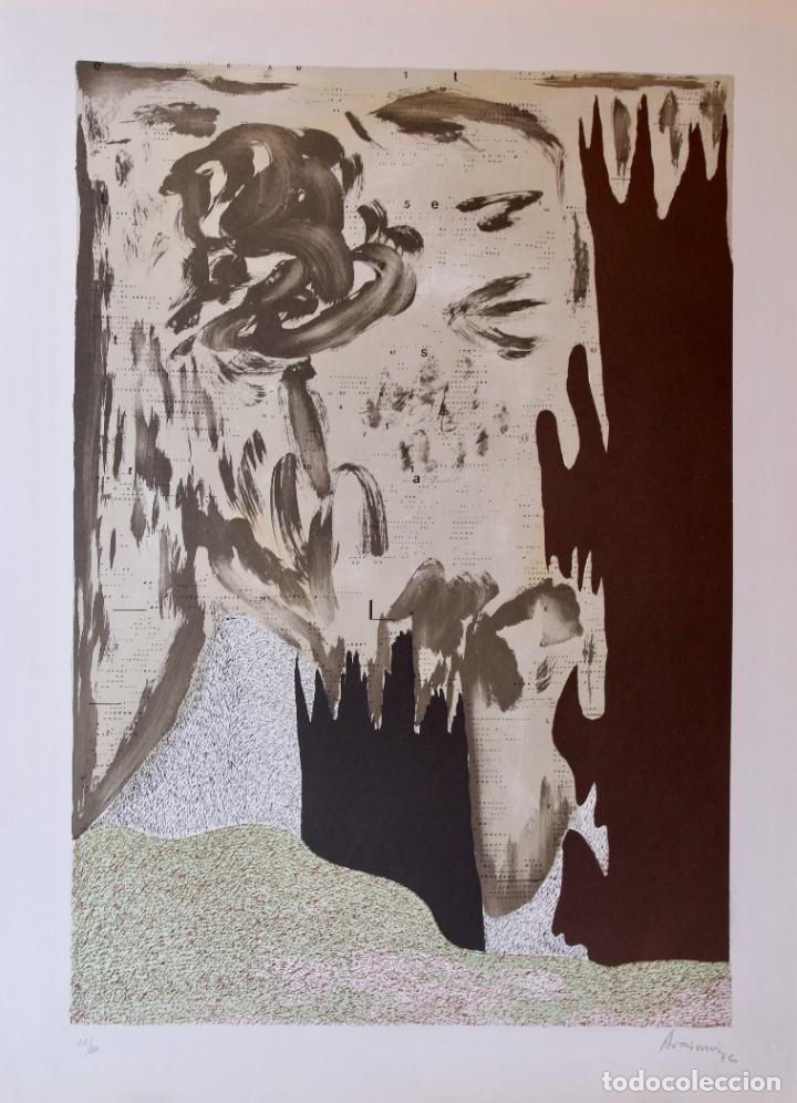 Arte: &rdquo;Renaixen&ccedil;a&rdquo;, Litograf&iacute;a de Daniel Argim&oacute;n, 1976 - Foto 1