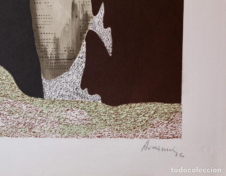 Arte: &rdquo;Renaixen&ccedil;a&rdquo;, Litograf&iacute;a de Daniel Argim&oacute;n, 1976 - Foto 3