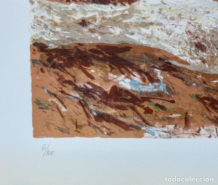 Arte: &rdquo;Cornudella&rdquo;, Litograf&iacute;a de Morat&oacute; Aragon&eacute;s - Foto 2