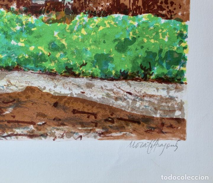 Arte: &rdquo;Cornudella&rdquo;, Litograf&iacute;a de Morat&oacute; Aragon&eacute;s - Foto 3