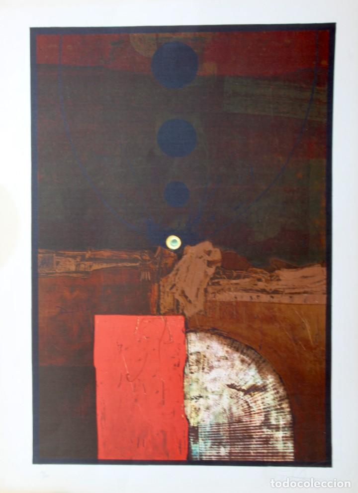 Arte: Litograf&iacute;a de Manuel Bea, 1976 - Foto 1