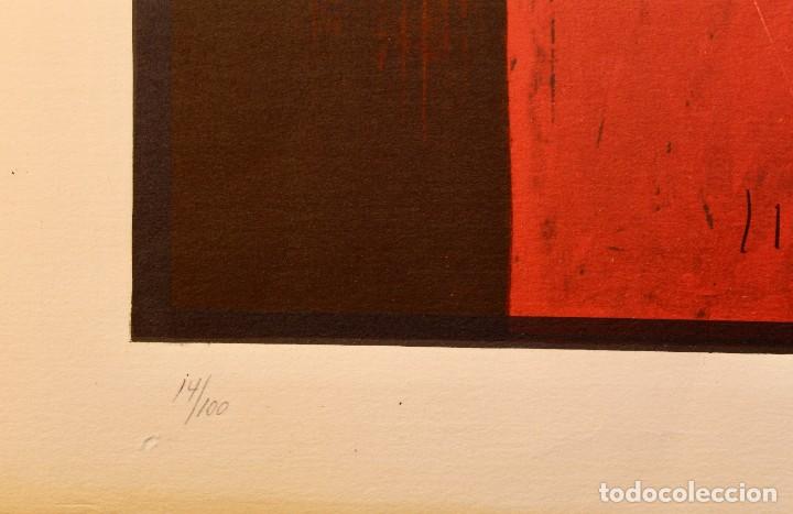 Arte: Litograf&iacute;a de Manuel Bea, 1976 - Foto 2