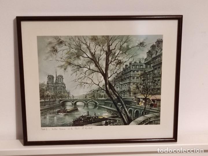 Arte: Litograf&iacute;a Paris - Foto 1