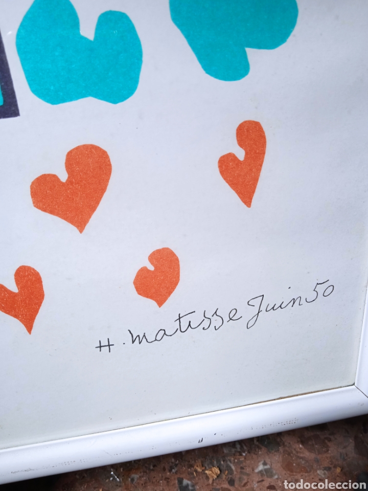 Arte: Litograf&iacute;a en plancha de Henry matisse - Foto 3